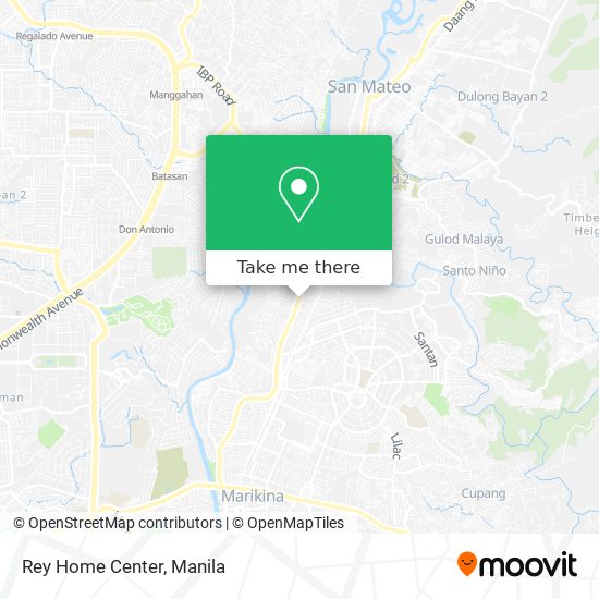 Rey Home Center map