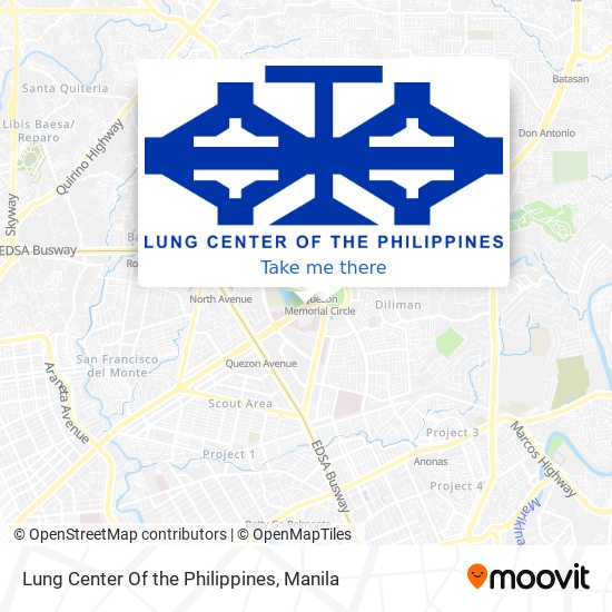 Lung Center Of the Philippines map