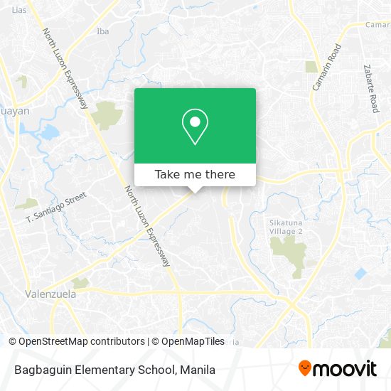 Bagbaguin Elementary School map