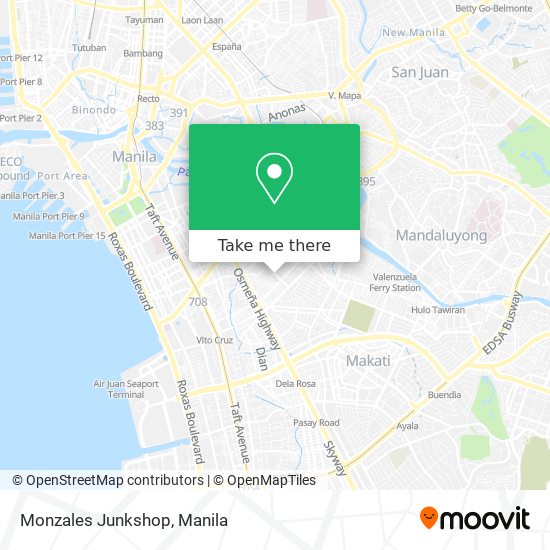 Monzales Junkshop map