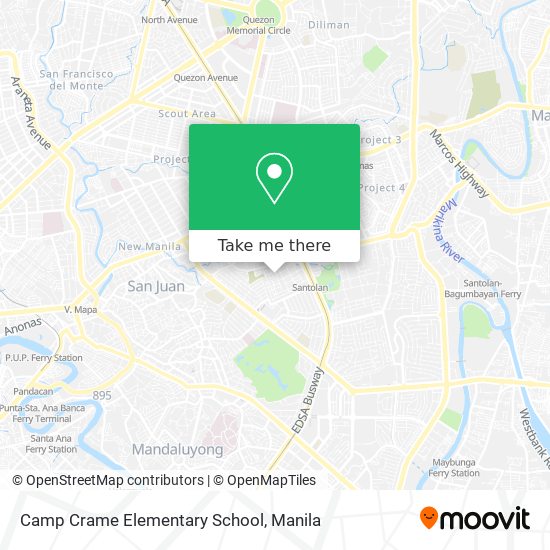 Camp Crame Elementary School map