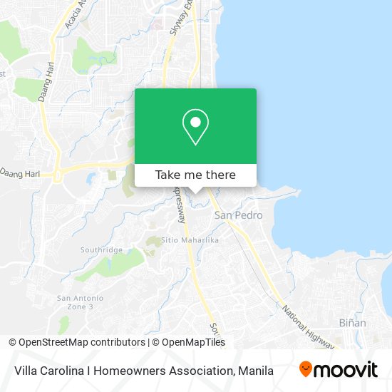 Villa Carolina I Homeowners Association map