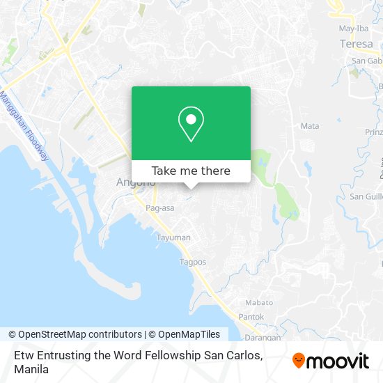 Etw Entrusting the Word Fellowship San Carlos map
