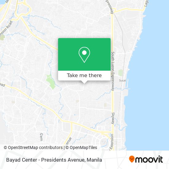 Bayad Center - Presidents Avenue map