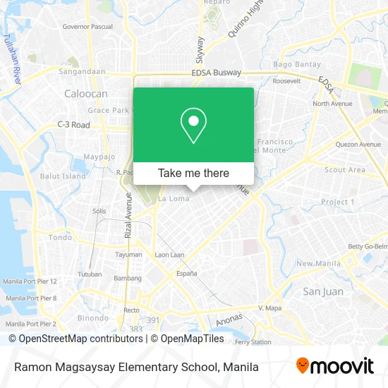 Ramon Magsaysay Elementary School map