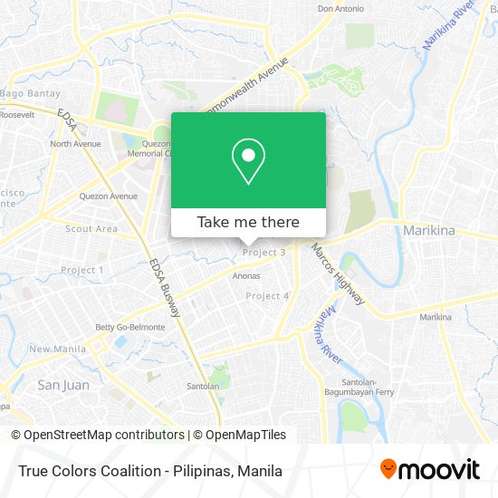 True Colors Coalition - Pilipinas map