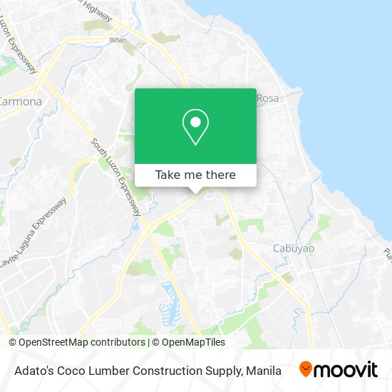 Adato's Coco Lumber Construction Supply map