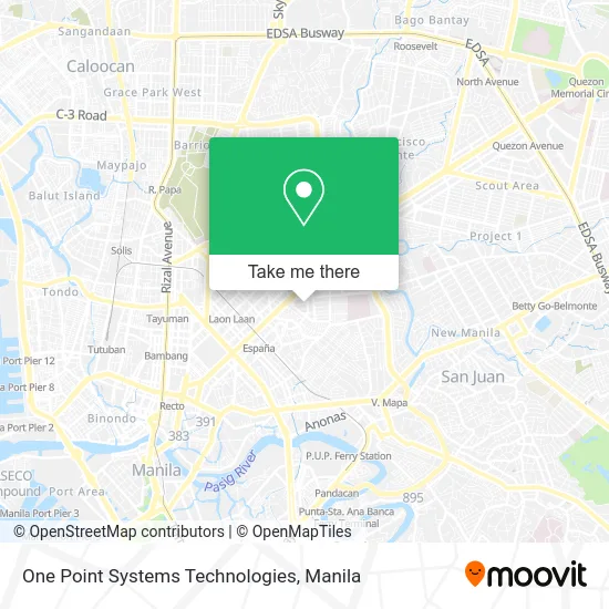 One Point Systems Technologies map