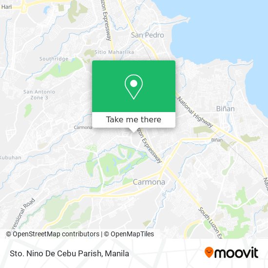 Sto. Nino De Cebu Parish map
