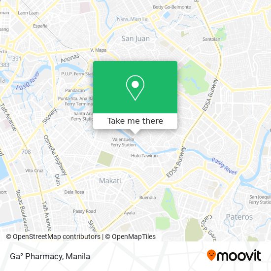 Ga² Pharmacy map