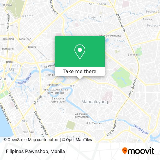 Filipinas Pawnshop map