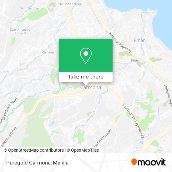 Puregold Carmona map