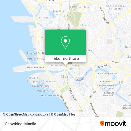 Chowking map