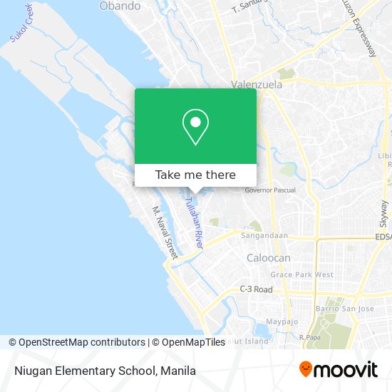 Niugan Elementary School map