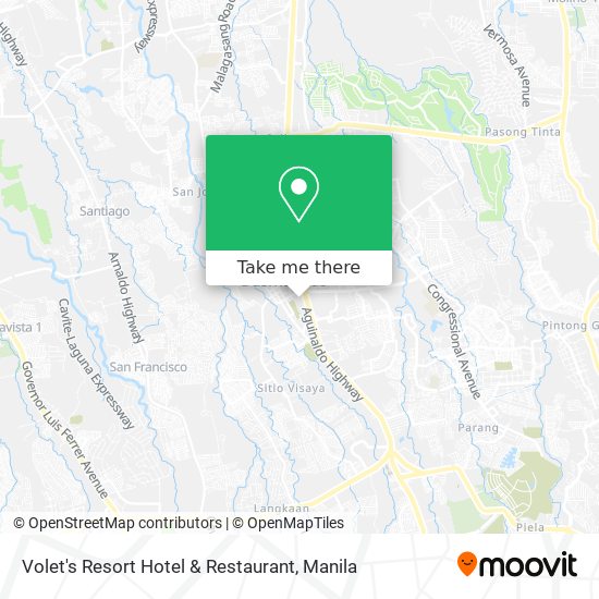 Volet's Resort Hotel & Restaurant map