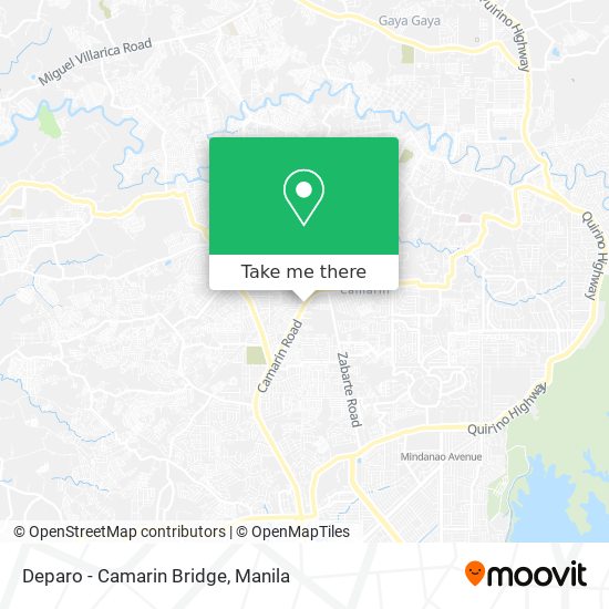Deparo - Camarin Bridge map