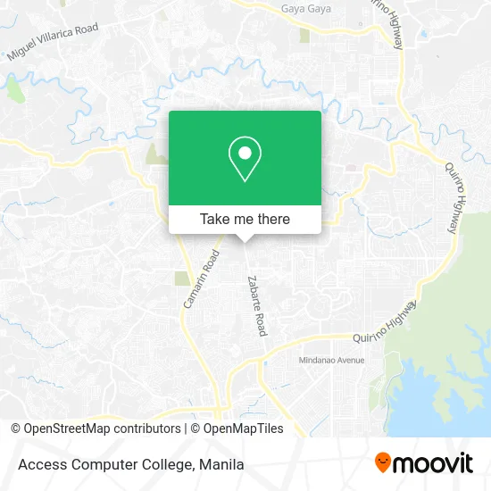 Access Computer College map
