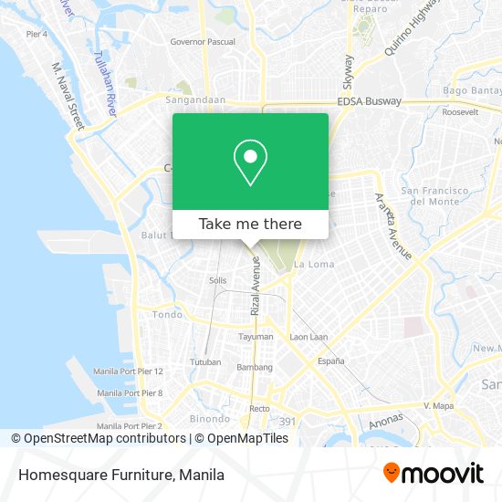 Homesquare Furniture map