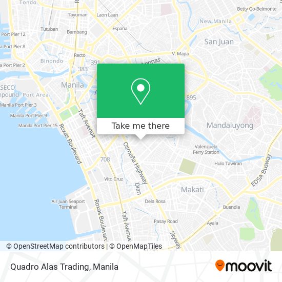 Quadro Alas Trading map