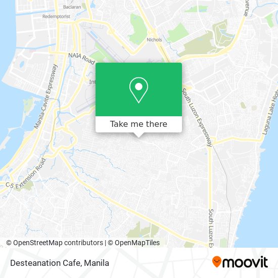 Desteanation Cafe map