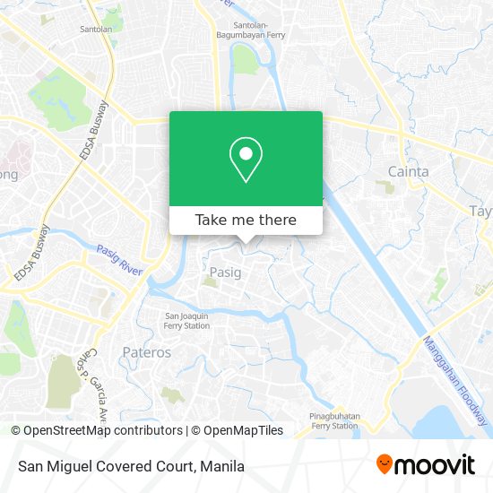 San Miguel Covered Court map