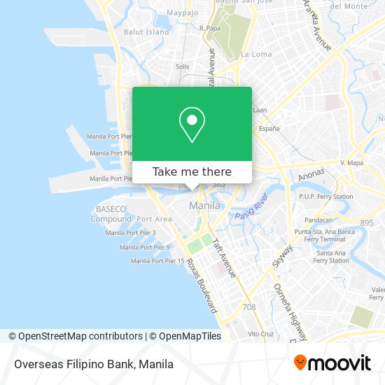 Overseas Filipino Bank map