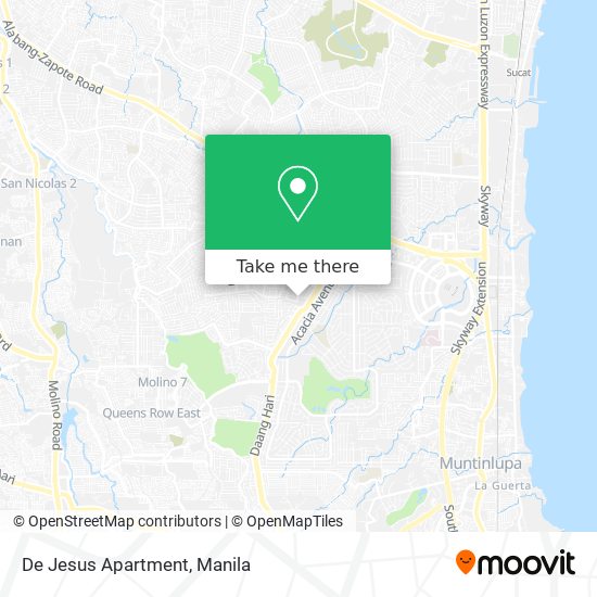 De Jesus Apartment map