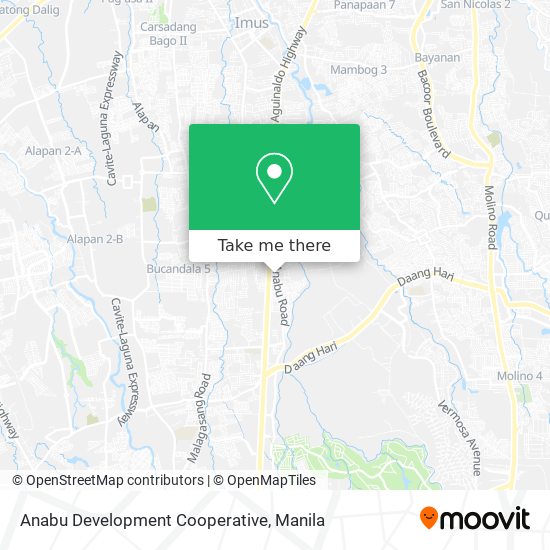 Anabu Development Cooperative map