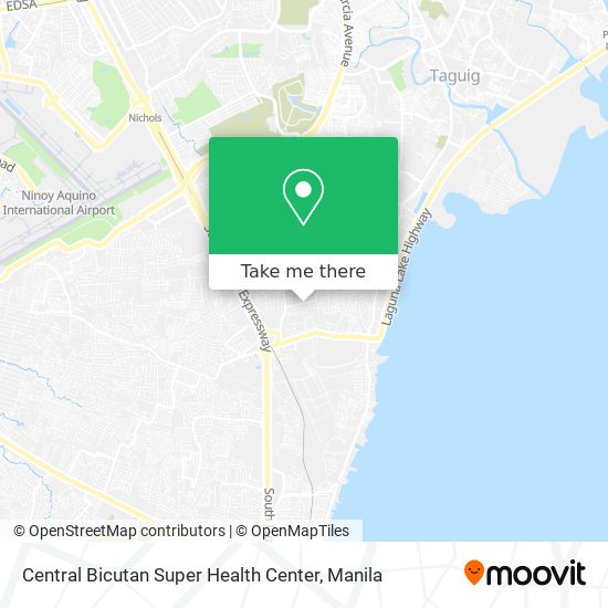 Central Bicutan Super Health Center map