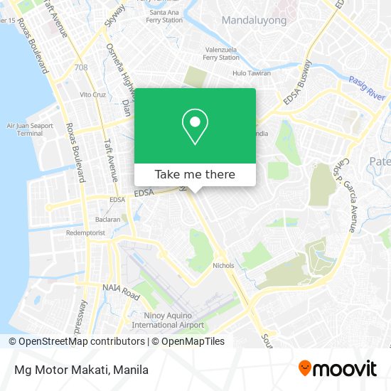 Mg Motor Makati map