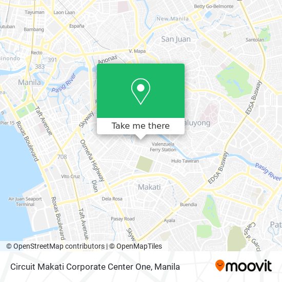 Circuit Makati Corporate Center One map
