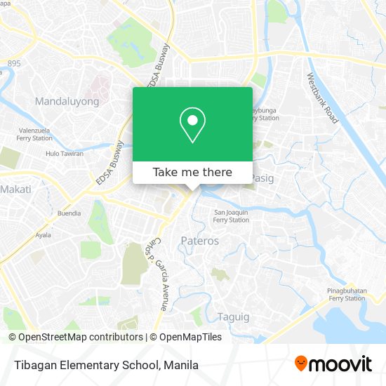 Tibagan Elementary School map