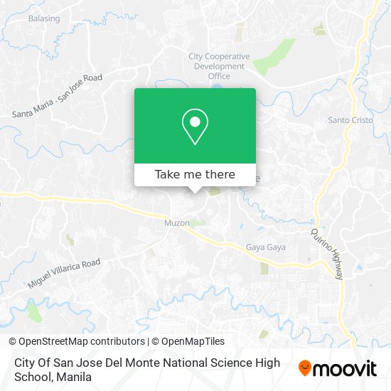 City Of San Jose Del Monte National Science High School map