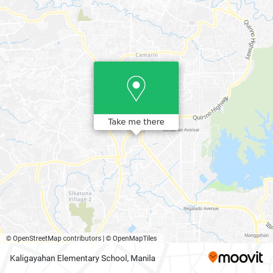 Kaligayahan Elementary School map