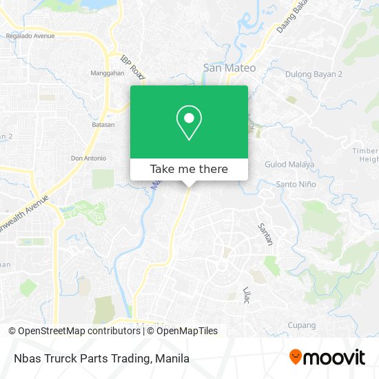 Nbas Trurck Parts Trading map