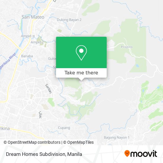 Dream Homes Subdivision map