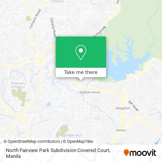 North Fairview Park Subdivision Covered Court map