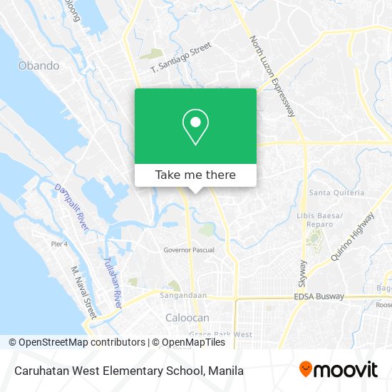 Caruhatan West Elementary School map