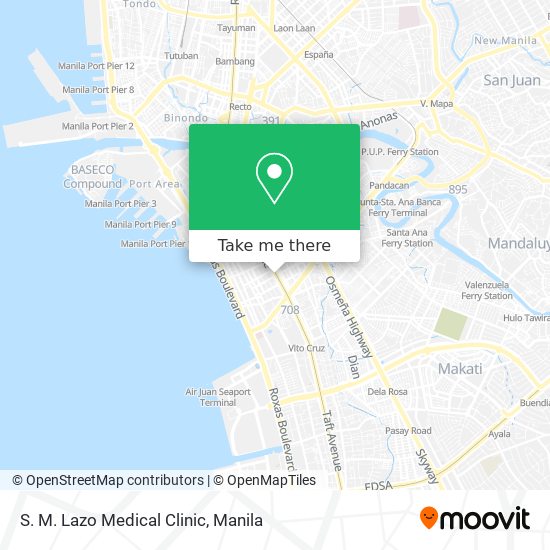 S. M. Lazo Medical Clinic map