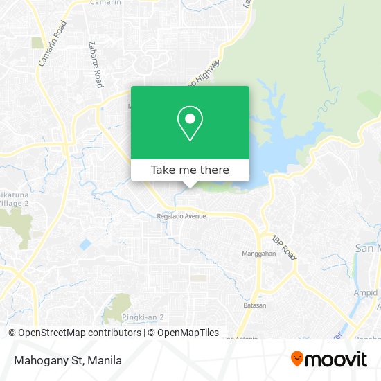 Mahogany St map