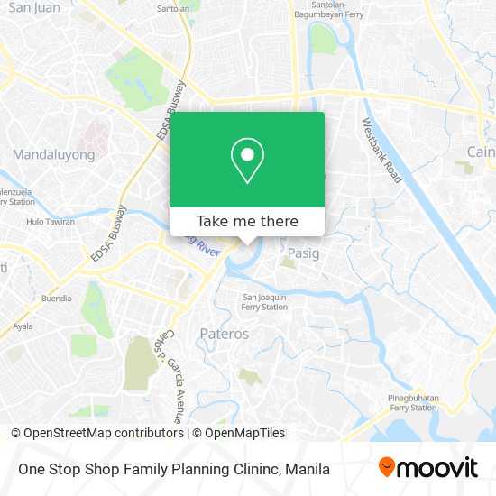 One Stop Shop Family Planning Clininc map