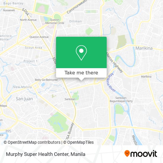 Murphy Super Health Center map