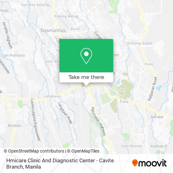Hmicare Clinic And Diagnostic Center - Cavite Branch map