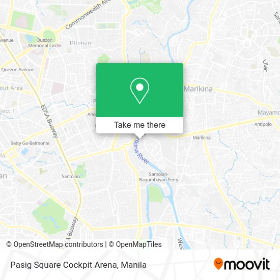 Pasig Square Cockpit Arena map