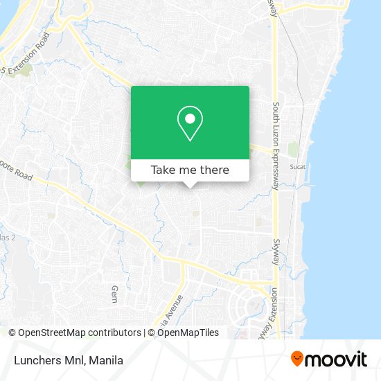 Lunchers Mnl map