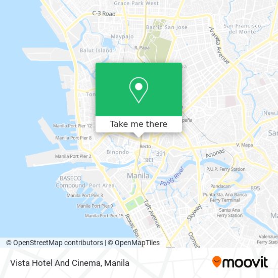 Vista Hotel And Cinema map