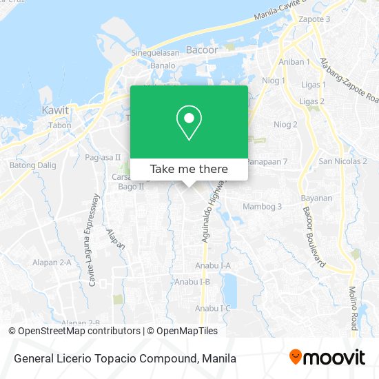General Licerio Topacio Compound map