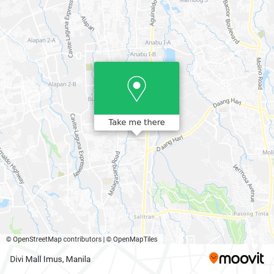 Divi Mall Imus map