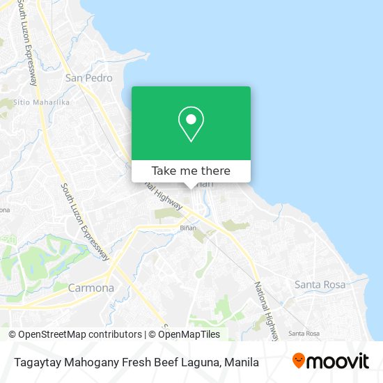 Tagaytay Mahogany Fresh Beef Laguna map