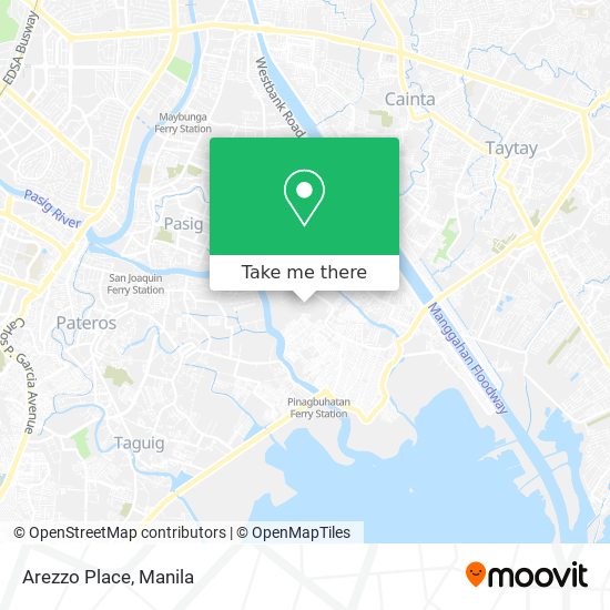 How to get to Arezzo Place in Pasig City by Bus